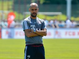 Pep Guardiola regresó a sus entrenamientos con el club. AFP / M. Merz