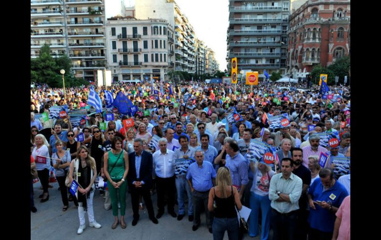 Los problemas económicos de Grecia no acabarán aunque los ciudadanos aprueben el plan de los acreedores. AFP / S. Mitrolidis