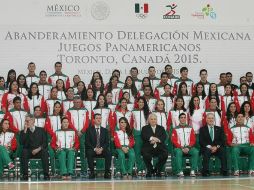 La delegación mexicana, con la ilusión de representar al país y el deseo de trascender. TWITTER / @SEP_mx