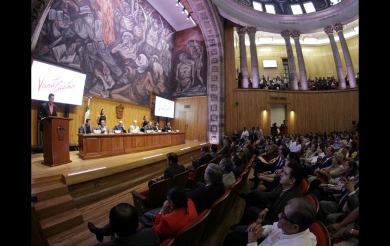 Los panelistas coincidieron en que la transparencia universitaria es uno de las asignaturas que han permanecido pendientes. EL INFORMADOR / R. Tamayo