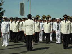 La Banda de Música también asistió a un concierto en la Plaza de la República. TWITTER / @SEDENAmx