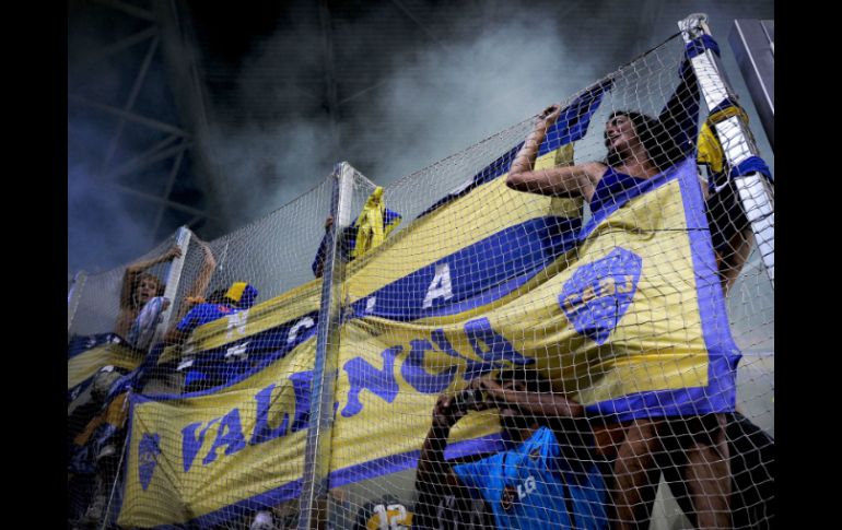 El barra brava había tirado gas pimienta a los jugadores de River Plate. AFP / ARCHIVO