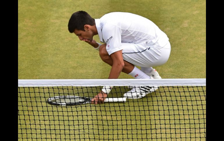 Ha sido uno de los partidos más difíciles que he jugado, señaló Novak Djokovic. AFP / L. Neal