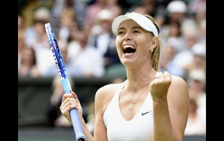 MaSha aspira a lograr en Londres su primer Grand Slam de la temporada. EFE / F. Arrizabalaga