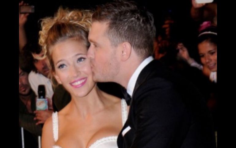 Lopilato, de 28 años, y Bublé, de 39, se casaron en el 2011. TWITTER / @michaelbuble