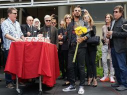 Starr pidió a sus fans presentes que gritaran su lema 'Paz y Amor'. EFE / N. Prommer