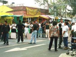 Vecinos de la zona se manifestaron en contra del dueño del inmueble tras el derrumbe que hirió a Priscila Valdéz. NTX / ARCHIVO