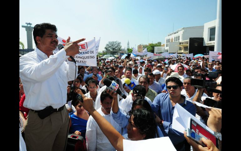 Declaran que miembros de la SNTE son acusados de actos vandálicos sin argumentos. NTX / ARCHIVO