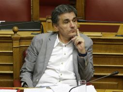 Tsakalotos se defendió de las críticas surgidas que han hablado de 'capitulación'. AP / T. Stavrakis