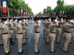 El contingente mexicano está compuesto por 147 cadetes de las tres fuerzas armadas del país más una división de Gendarmería.  / D. Del Río