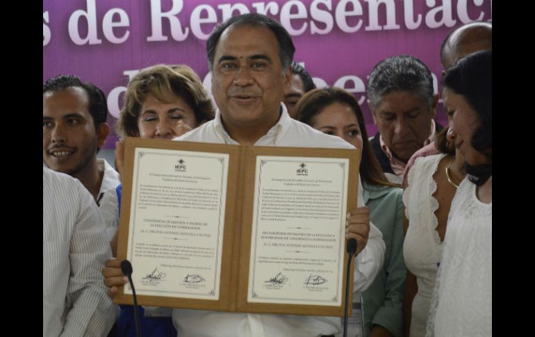 Héctor Astudillo no pierde la constancia de mayoría, y tomará posesión de la gubernatura de Guerrero. SUN / ARCHIVO