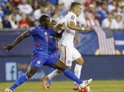 Estados Unidos sufre para conseguir la victoria ante los haitianos; se medirá contra Panamá en la fecha 3. AFP / D. REUTER