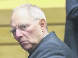 Wolfgang Schäuble, afirma que la crisis podría superarse sólo si se mejorara la propuesta del Gobierno griego. EFE /