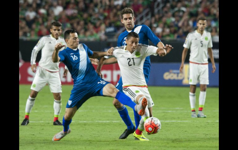 México empató a ceros ante Guatemala. EFE / G. Williams