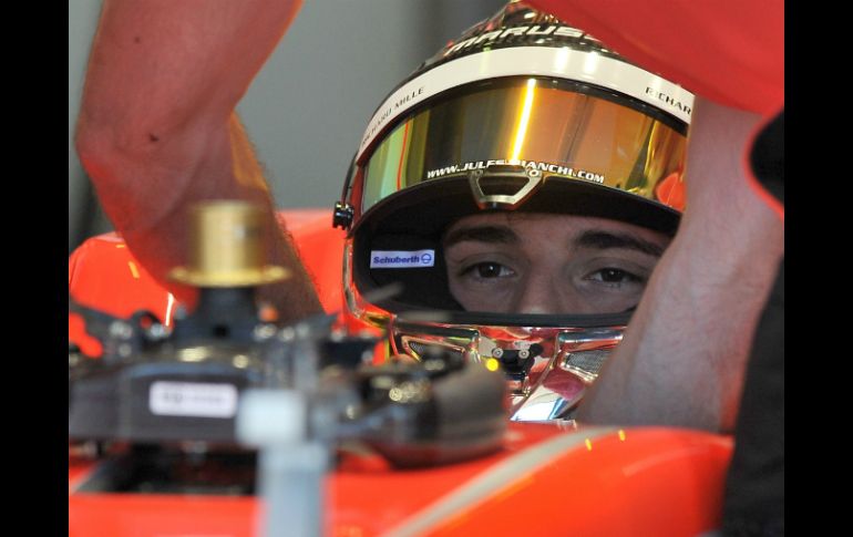 Jules Bianchi, de 25 años, fichó por Marussia como piloto titular en 2013. AFP / ARCHIVO