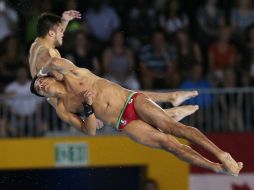 Iván García y Jonathan Ruvalcaba se quedaron con las ganas de ser dobles medallistas, pues en la competencia individual ambos ganaron. TWITTER / @CONADE