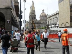 Autoridades señalaron que realizaran algunos cambios para mejorar la circulación en el Centro Tapatío. EL INFORMADOR / A. Camacho