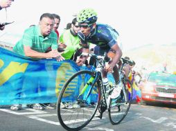 Nairo Quintana ocupa la segunda posición, pero la competencia entra al terreno donde es especialista. AFP /