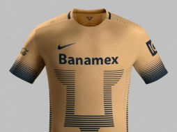 Así lucirán los jugadores del equipo universitario. TWITTER / @PumasMX