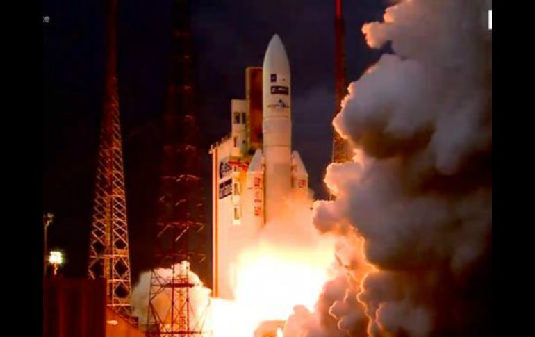 El lanzamiento del Star One C4 fue coordinado por la firma Arianespace 5. TWITTER / @Arianespace