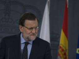 Mariano Rajoy fue entrevistado durante la presentación de la XI Cumbre Hispano-Polaca celebrada en el Palacio de la Moncloa. AP / P. White