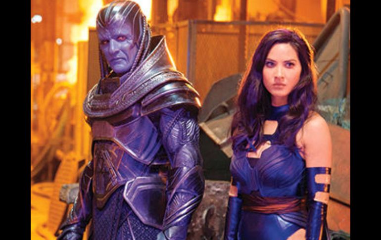 Apocalipsis es interpretado por Oscar Isaac mientras que Olivia Munn da vida a Psylocke. ESPECIAL / Entertainment Weekly