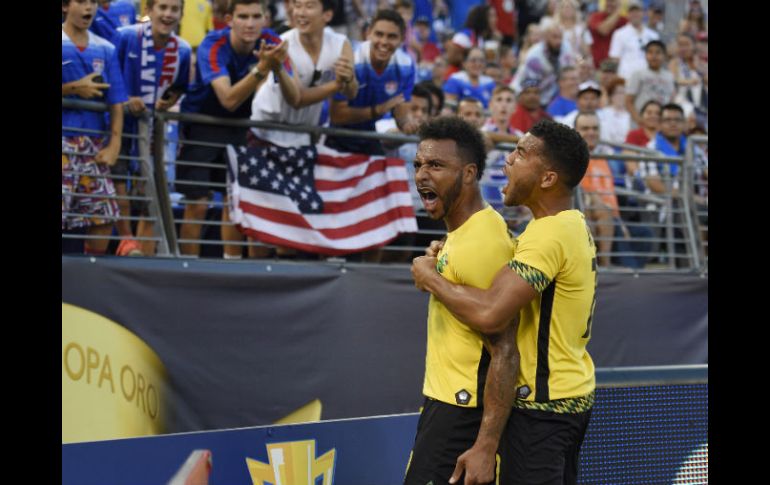 La anotación de Giles Barnes inclinó el partido a favor de Jamaica desde el minuto 7. AP / N. Wass