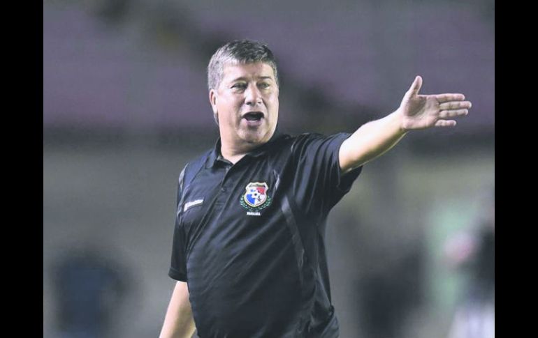 El técnico de Panamá, Hernán Darío 'Bolillo' Gómez,  espera que su equipo respete su forma de juego ofensivo y de toque a ras de pasto. AFP /