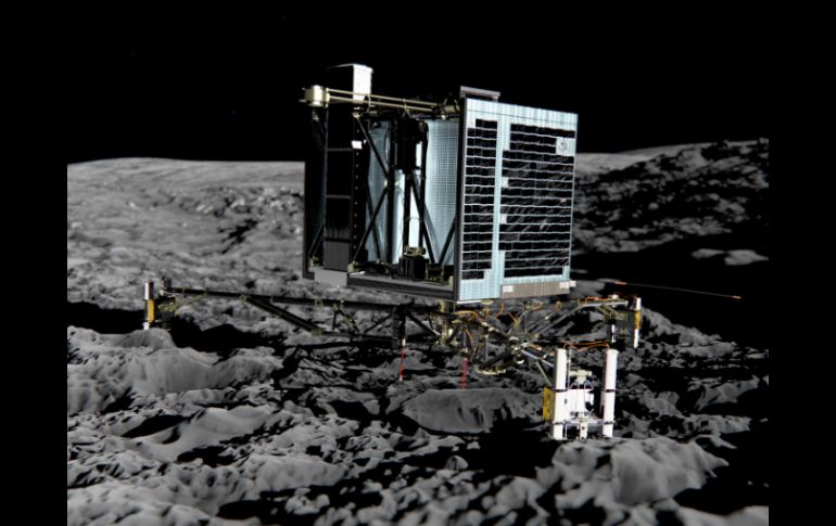 Para recibir información de Philae es clave que el módulo contacte con la sonda Rosetta. AFP /