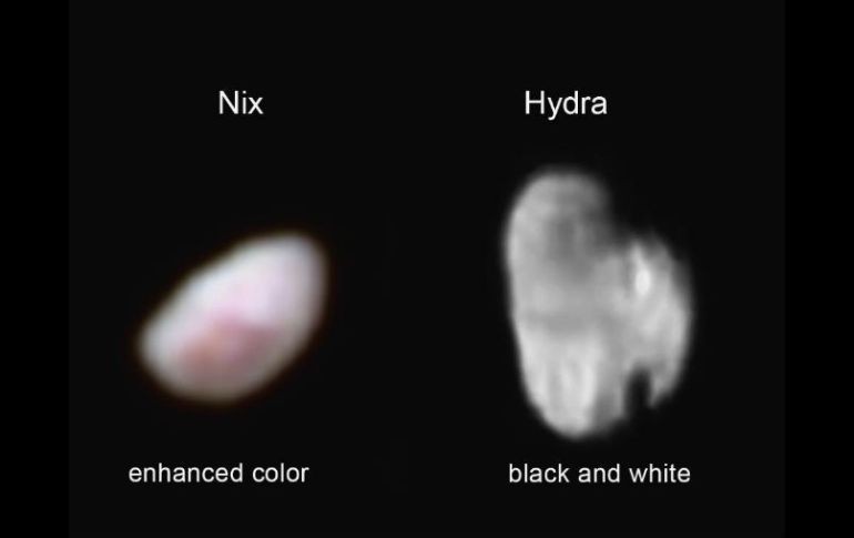 Nix e Hydra fueron descubiertos en 2005 a partir de datos del Telescopio Espacial Hubble. TWITTER / @NASA