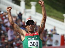 Juan Luis Barrios logró obtener el bronce en la prueba disputada en el estadio de Atletismo Panamericano. TWITTER / @CONADE