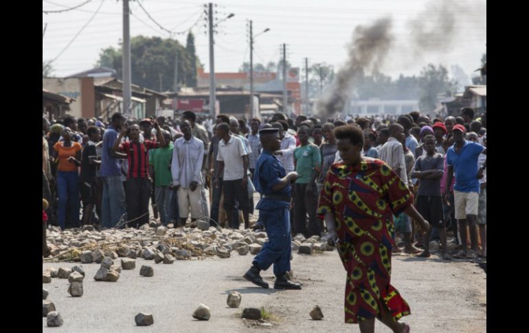 Las elecciones en Burundi se vieron marcadas por varias protestas. EFE / W. Swanson