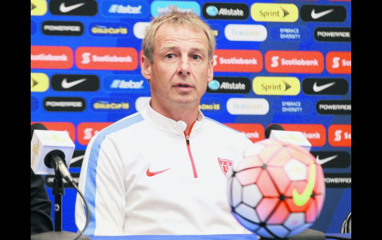 El técnico de Estados Unidos, Jürgen Klinsmann, dijo que quieren 'desesperadamente' ir a la Confederaciones. NTX / J. Pazos