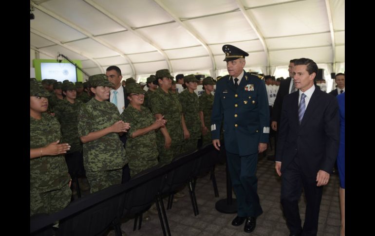 El Presidente de la República entregará premios académicos a 50 cadetes. NTX / Especial