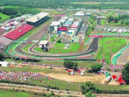 Circuito Hungaroring. El trazado de Budapest albergará a partir de hoy el Gran Premio de Hungría, décima fecha de la temporada. EFE /