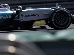 Lewis Hamilton (Mercedes) durante el tercer entrenamiento del Gran Premio de Hungría. AP / D. Vojinovic