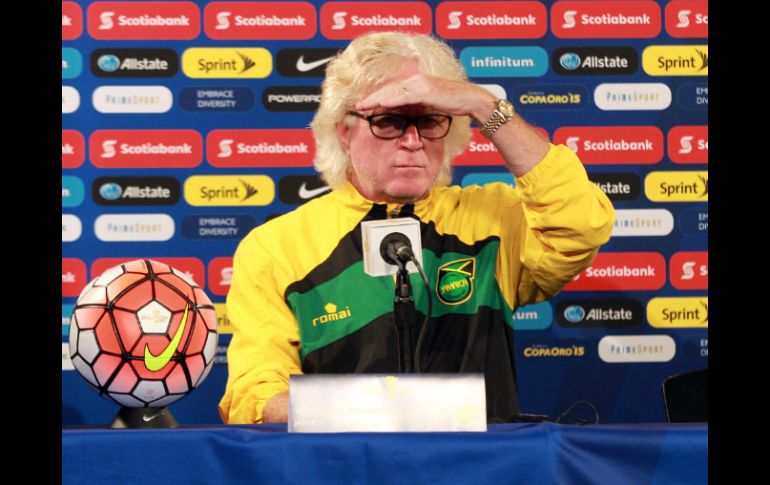 El técnico alemán de la Selección de Jamaica, Winfried Schafer. NTX / J. Pazos