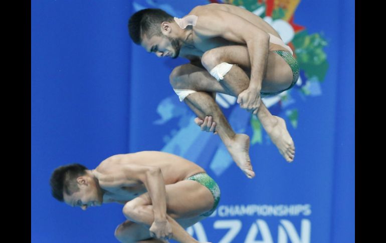 García y Sánchez son además subcampeones olímpicos de la prueba. EFE / V. Xhemaj