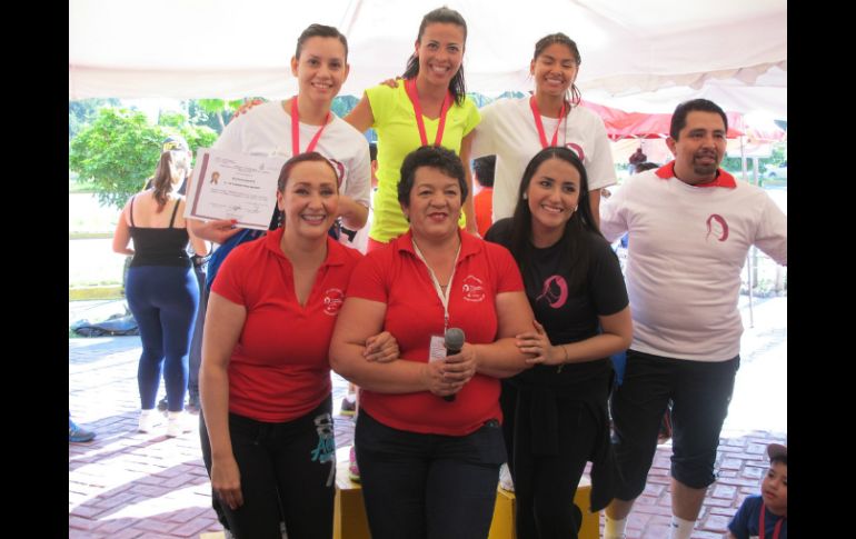 Los premios para los primeros lugares fue una tarjeta de regalo con mil 500 pesos y una camiseta. ESPECIAL / Secretaría de Salud de Jalisco