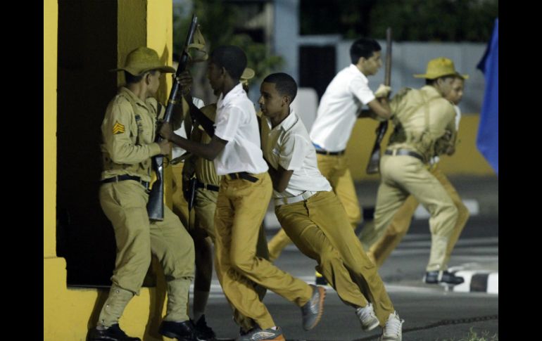 Su líder explicó que hubo mucha brutalidad en el acto y la detención que sufrieron ya que los liberaron lejos de sus viviendas. EFE / E. Mastrascusa