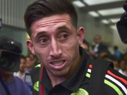 Hector Herrera aseguró que sí hay motivos para festejar el título, porque fue el objetivo que se puso. AP / R. Scheimdt