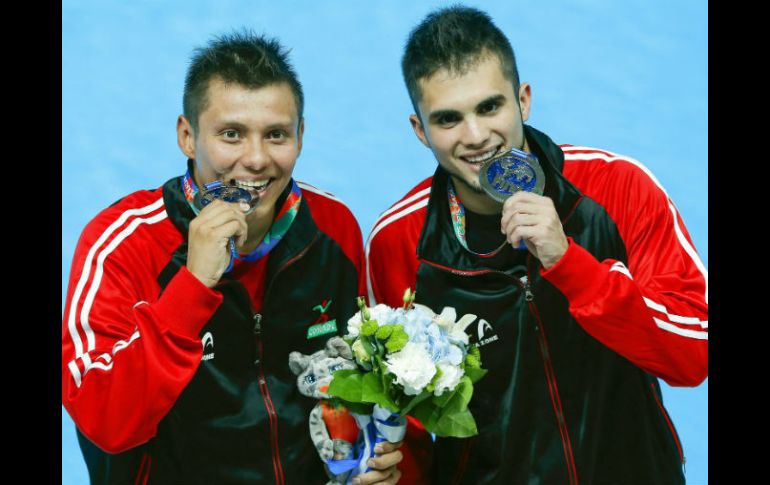 Con su boleto a la máxima justa deportiva, para Germán Sánchez e Iván García el oro su objetivo. EFE / V. Xhemaj