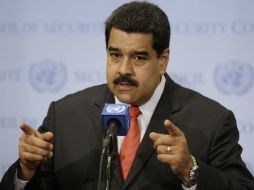 Maduro dijo que hay disposición para resolver sus diferencias sobre territorio del Esequibo. AP / S. Wenig