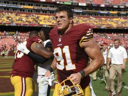 Kerrigan viene de lograr su mejor campaña en cuanto a capturas de quarterback con 13.5. AP / N. Wass