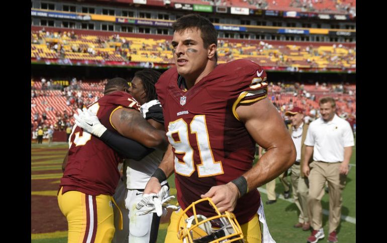 Kerrigan viene de lograr su mejor campaña en cuanto a capturas de quarterback con 13.5. AP / N. Wass