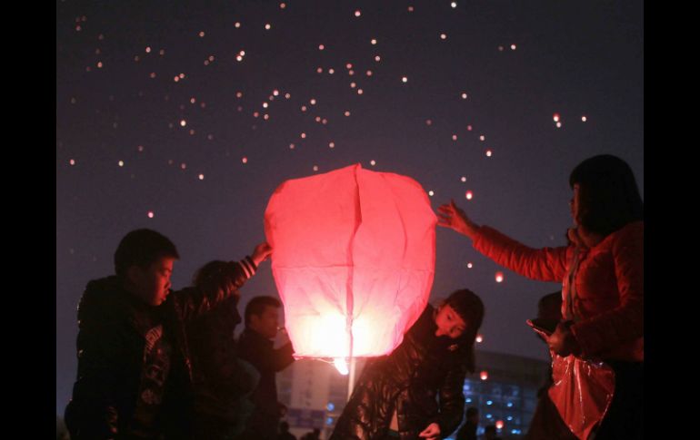 El Festival de los Faroles en Pingxi, Taiwan se realiza como señal de paz y prosperidad. NTX / ARCHIVO