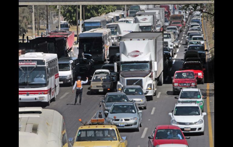 Periférico y Antigua Carretera a Chapala es el crucero más peligroso; registró 16 atropellamientos de 2011 a 2014. EL INFORMADOR / ARCHIVO