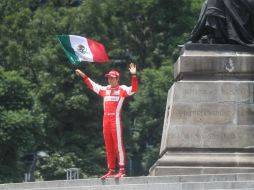 'Es algo que se quedará eternamente en mi memoria, en mi corazón', comentó Esteban Gutiérrez. EL INFORMADOR / A. Hinojosa