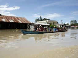 Unas 156 mil personas se han visto afectadas por las inundaciones provocadas por las intensas lluvias. AP / K. Win