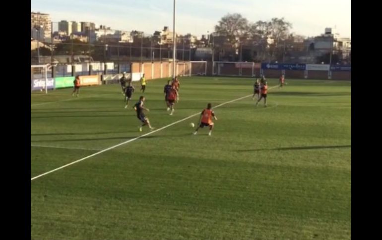 Los regiomontanos entrenan de cara al partido de la final de Copa Libertadores. TWITTER / @TigresOficial